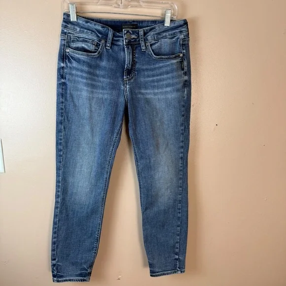 Silver Jeans Co‎ Suki Skinny Jeans Medium Wash Womens Size 30/27 - Picture 8 of 10